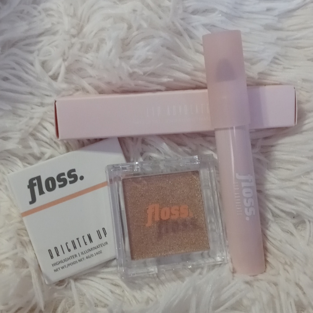 FLOSS lip advocate & brighten up highlighter